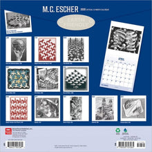 Load image into Gallery viewer, Browntrout M.C. Escher OFFICIAL 2026 12 x 12 Wall Calendar
