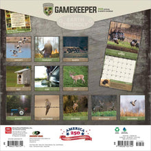 Load image into Gallery viewer, Browntrout Mossy Oak Gamekeeper OFFICIAL 2026 12 x 12 Wall Calendar
