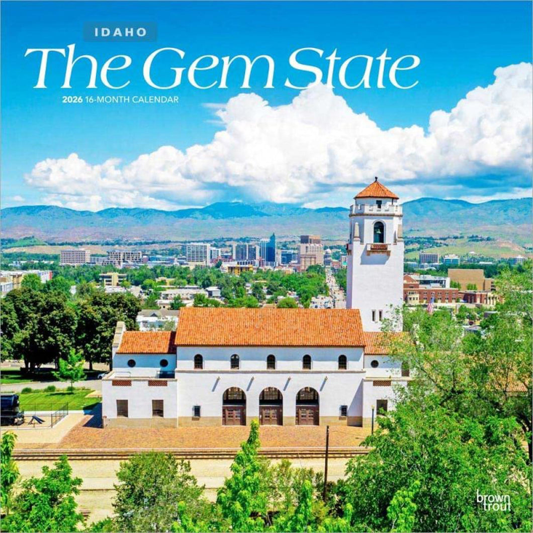 Browntrout The Gem State 2026 12 x 12 Wall Calendar