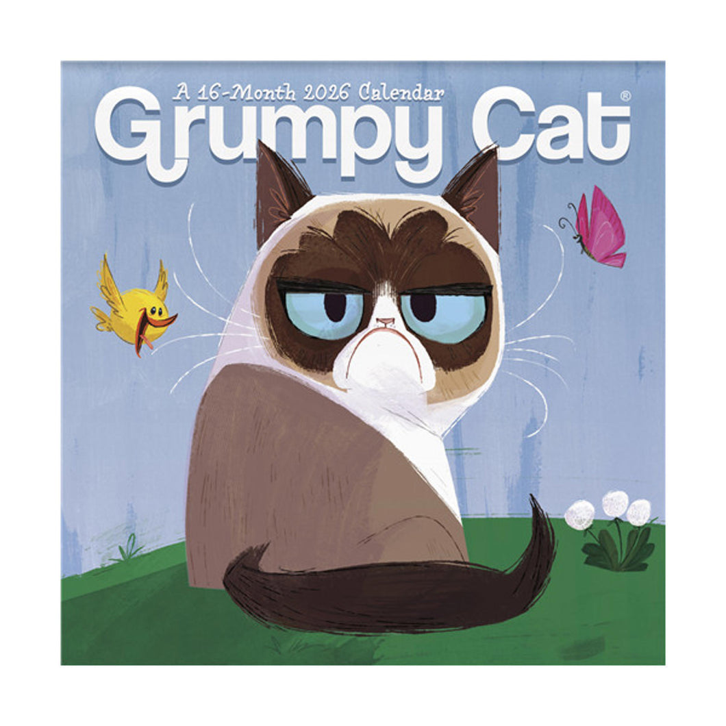 Trends International Grumpy Cat 2026 7 x 7 Mini Calendar