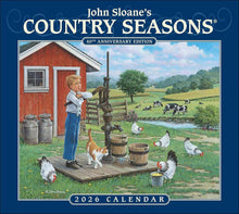 Load image into Gallery viewer, Andrews McMeel John Sloane&#39;s Country Seasons® 2026 Deluxe Wall Calendar

