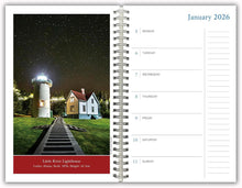 Load image into Gallery viewer, Sellers Publishing Great American Lighthouses 2026 Weekly Planner
