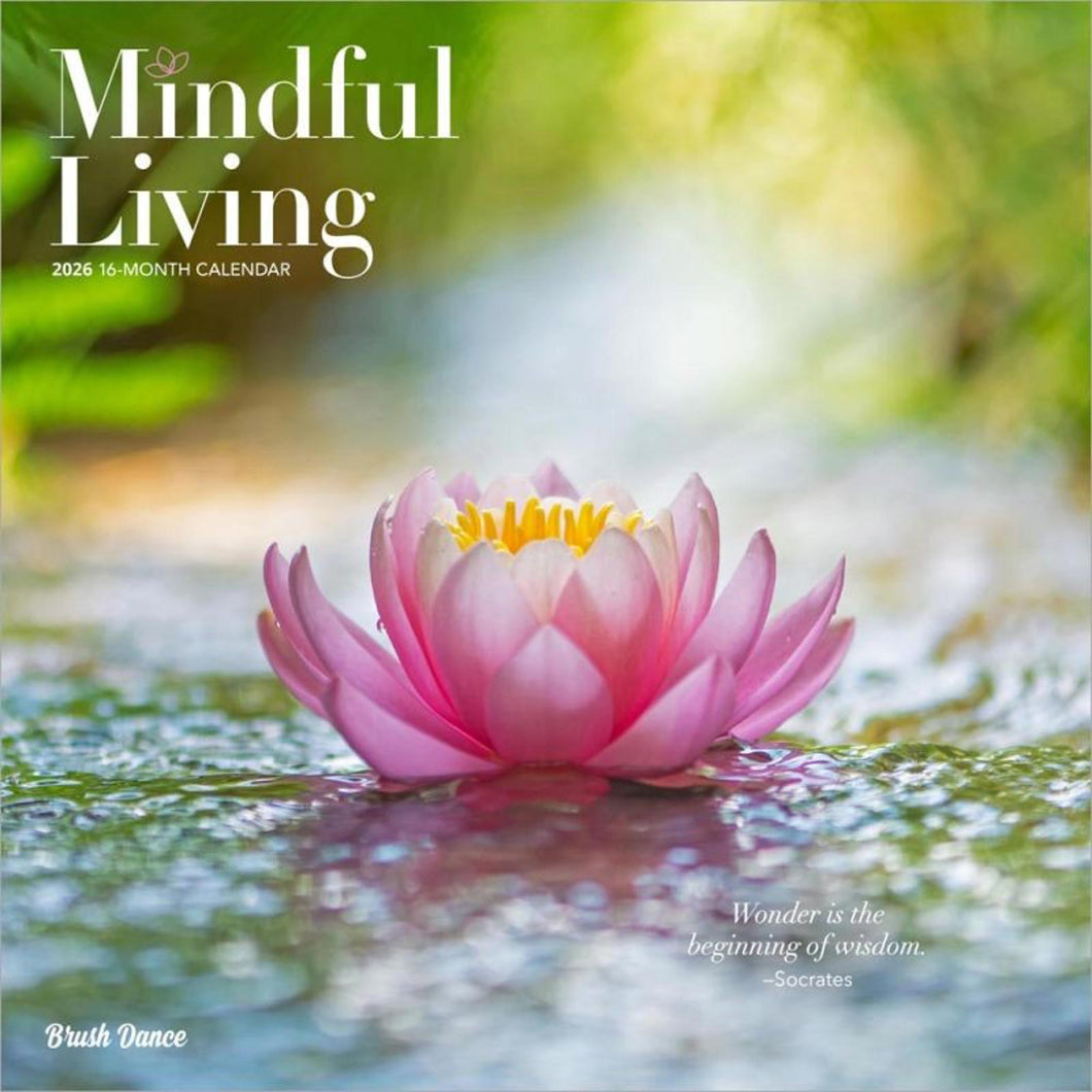 Browntrout Mindful Living 2026 12 x 12 Wall Calendar