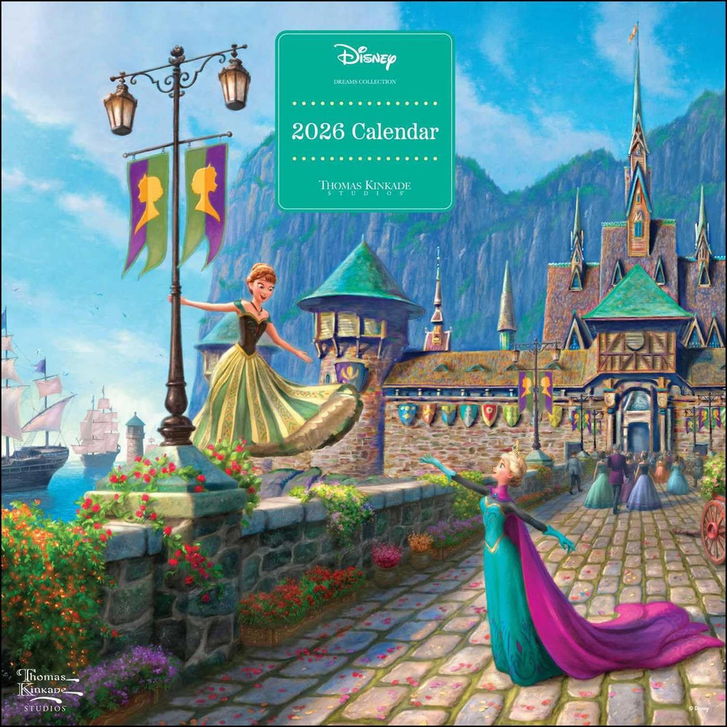 Andrews McMeel Thomas Kinkade Disney Dreams Collectio 12x12 2026 Wall Calendar