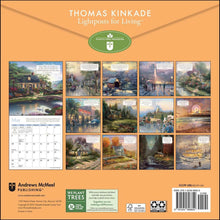Load image into Gallery viewer, Andrews McMeel Thomas Kinkade Lightposts for Living 12x12 2026 Wall Calendar
