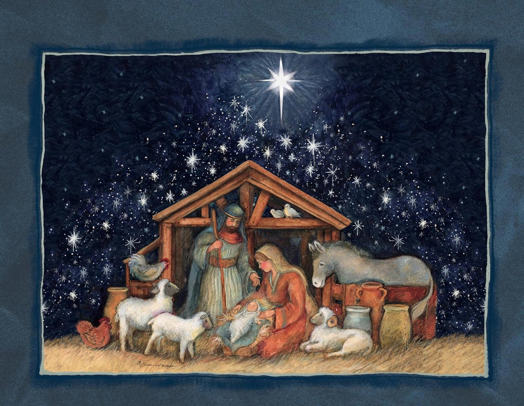 Lang Nativity Assorted Boxed Christmas Cards 18ct