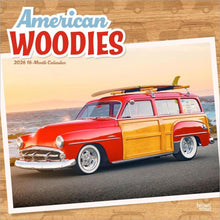 Load image into Gallery viewer, Browntrout American Woodies 2026 12 x 12 Wall Calendar
