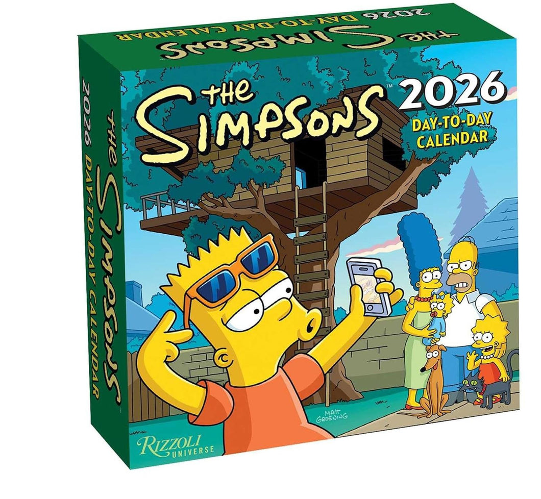 Universe The Simpsons 2026 Day-to-Day Calendar