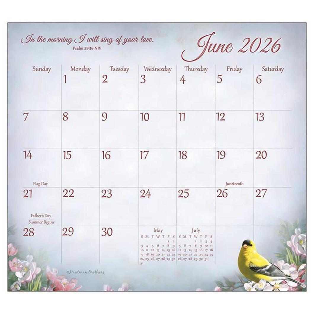 Legacy Walk By Faith - Faith 2026 Magnetic Calendar Pad