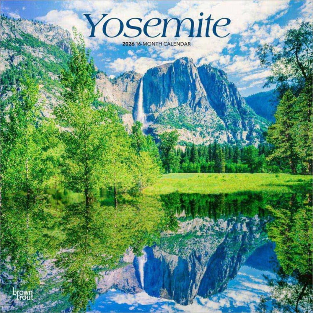 Browntrout Yosemite 2026 12 x 12 Wall Calendar