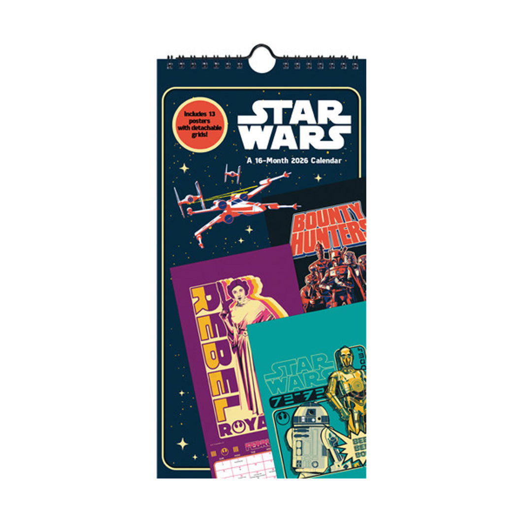 Trends International Star Wars 2026 Mini Poster Calendar