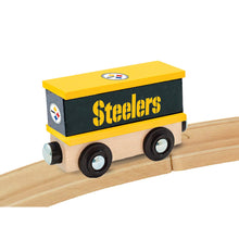 Load image into Gallery viewer, Pittsburgh Steelers Toy Train Box Car
