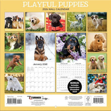 Load image into Gallery viewer, Turner Playful Puppies 12x12 Photo 2026 Wall Calendar
