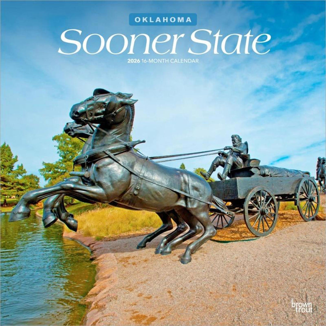 Browntrout Sooner State 2026 12 x 12 Wall Calendar