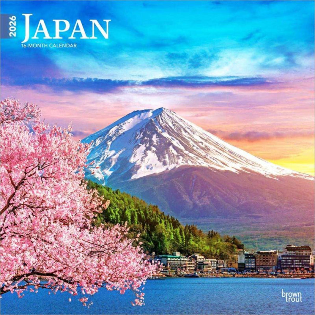 Browntrout Japan 2026 12 x 12 Wall Calendar