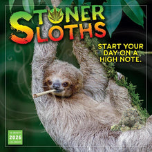 Load image into Gallery viewer, Sellers Publishing Stoner Sloths 2026 12 x 12 Wall Calendar
