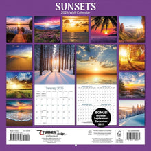 Load image into Gallery viewer, Turner Sunsets 12x12 Photo 2026 Wall Calendar
