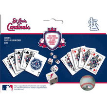 Load image into Gallery viewer, St. Louis Cardinals - 2-Pack Playing Cards &amp; Dice Set
