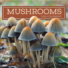 Load image into Gallery viewer, Turner Mushrooms 12x12 Photo 2026 Wall Calendar
