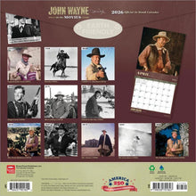 Load image into Gallery viewer, Browntrout John Wayne in the Movies OFFICIAL 2026 12 x 12 Wall Calendar

