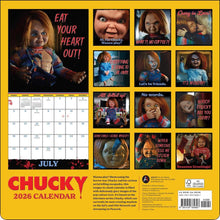 Load image into Gallery viewer, Harry Abrams Chucky 12x12 2026 Wall Calendar
