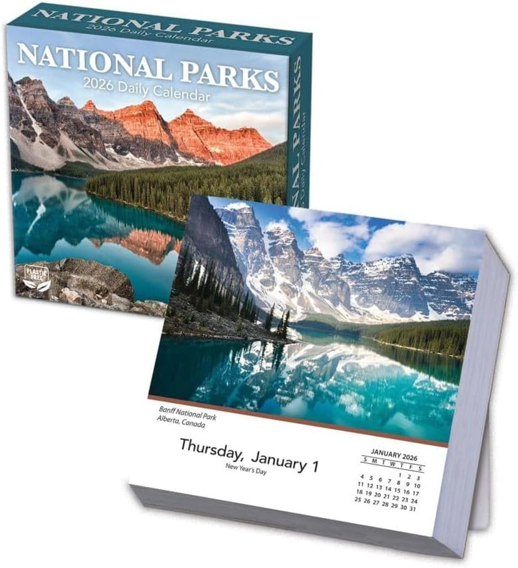 Turner National Parks 2026 Daily Box Calendar