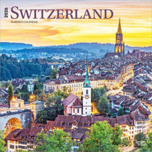 Load image into Gallery viewer, Browntrout Switzerland 2026 12 x 12 Wall Calendar
