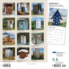 Load image into Gallery viewer, Browntrout Outhouses 2026 12 x 12 Wall Calendar
