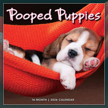 Load image into Gallery viewer, Sellers Publishing Pooped Puppies 2026 12 x 12 Wall Calendar

