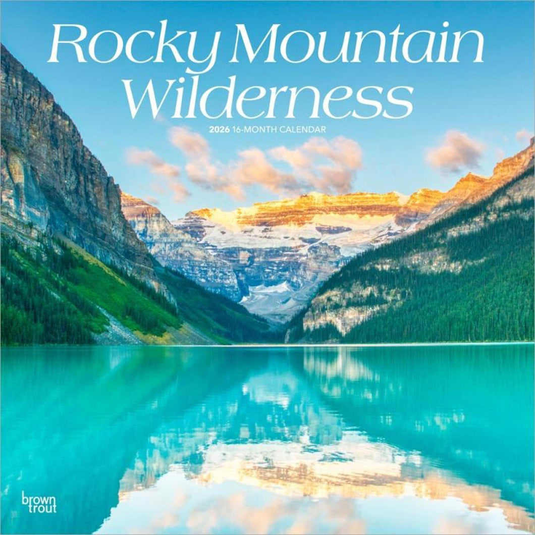 Browntrout Rocky Mountain Wilderness 2026 12 x 12 Wall Calendar