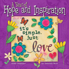 Load image into Gallery viewer, Sellers Publishing A Year of Hope and Inspiration 2026 7 x 7 Mini Calendar
