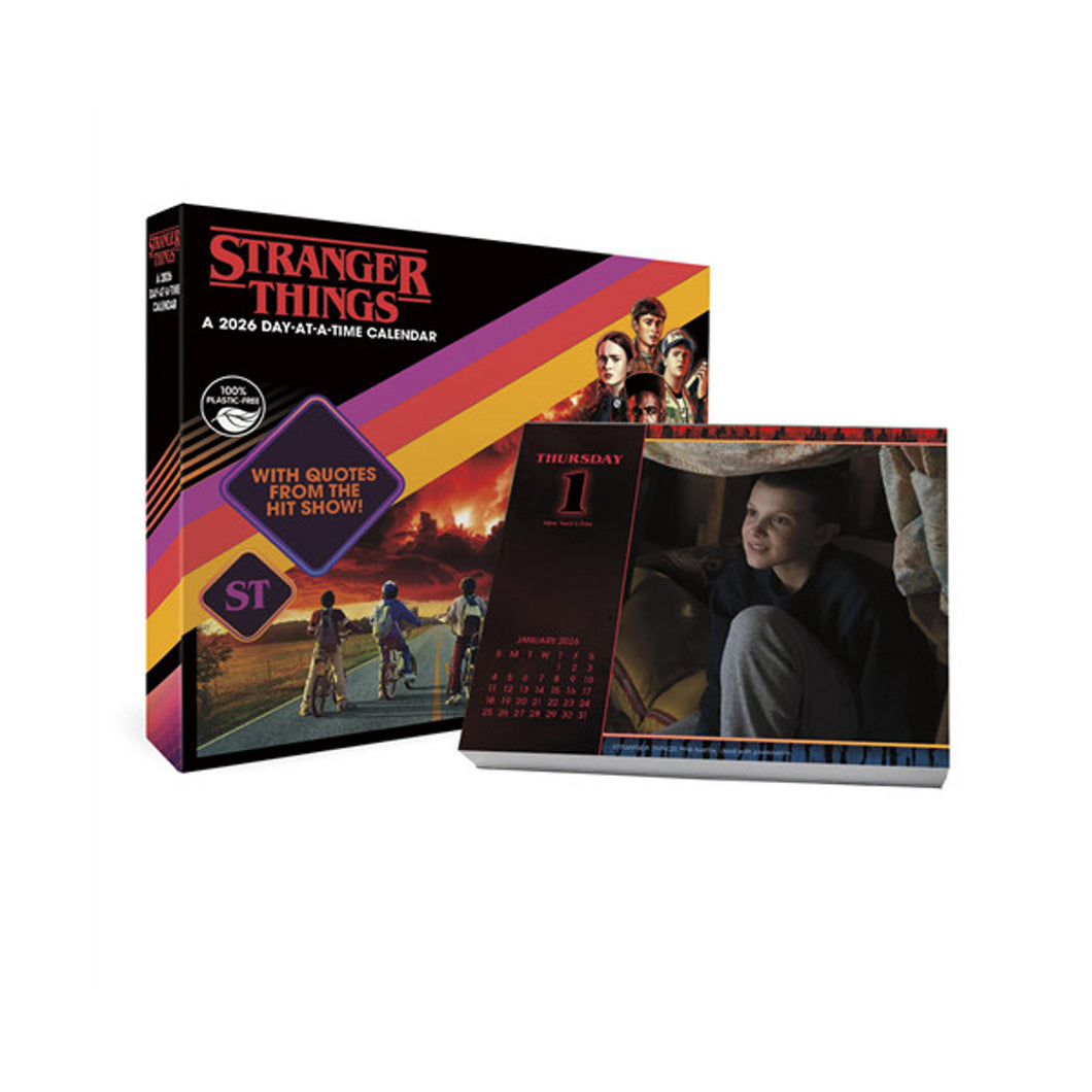 Trends International Stranger Things 2026 Day-at-a-Time Box Calendar