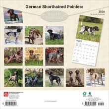 Load image into Gallery viewer, Browntrout German Shorthaired Pointers 2026 12 x 12 Wall Calendar
