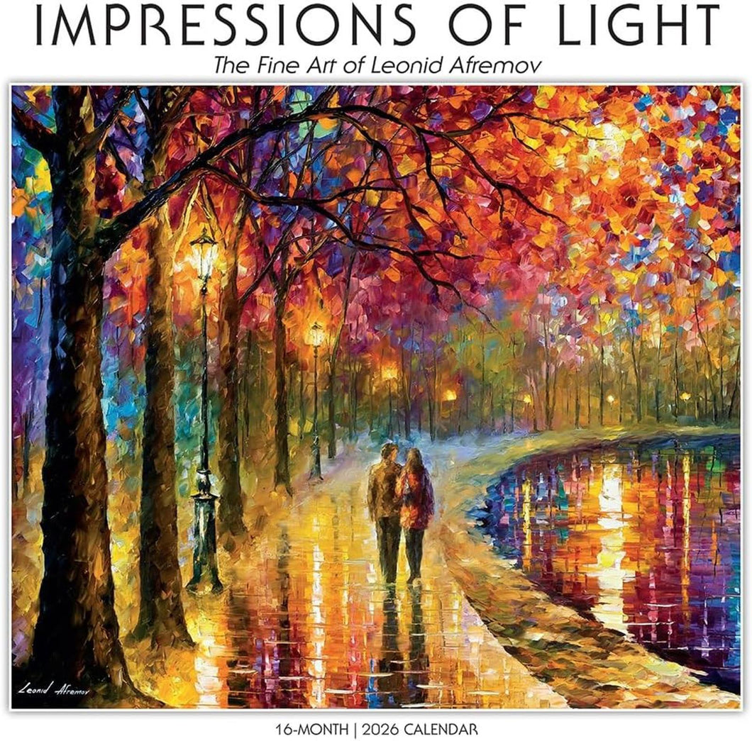 Sellers Publishing Impressions of Light 2026 12 x 12 Wall Calendar