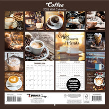 Load image into Gallery viewer, Turner Coffee 12x12 Photo 2026 Wall Calendar
