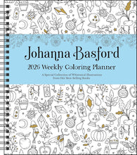 Load image into Gallery viewer, Andrews McMeel Johanna Basford 12-Month 2026 Weekly Coloring Calendar
