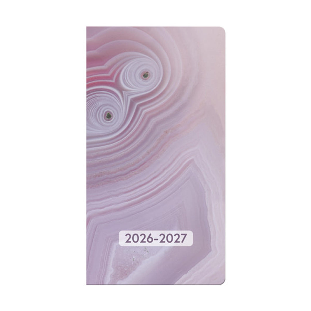 Trends International Pastel Agate 2026-2027 Pocket Planner