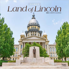 Load image into Gallery viewer, Browntrout Land of Lincoln 2026 12 x 12 Wall Calendar
