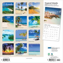 Load image into Gallery viewer, Browntrout Tropical Islands 2026 12 x 12 Wall Calendar
