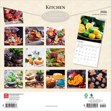 Load image into Gallery viewer, Browntrout Kitchen 2026 12 x 12 Wall Calendar
