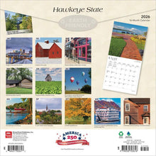 Load image into Gallery viewer, Browntrout Hawkeye State 2026 12 x 12 Wall Calendar
