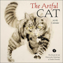 Load image into Gallery viewer, Amber Lotus The Artful Cat 12x12 2026 Wall Calendar
