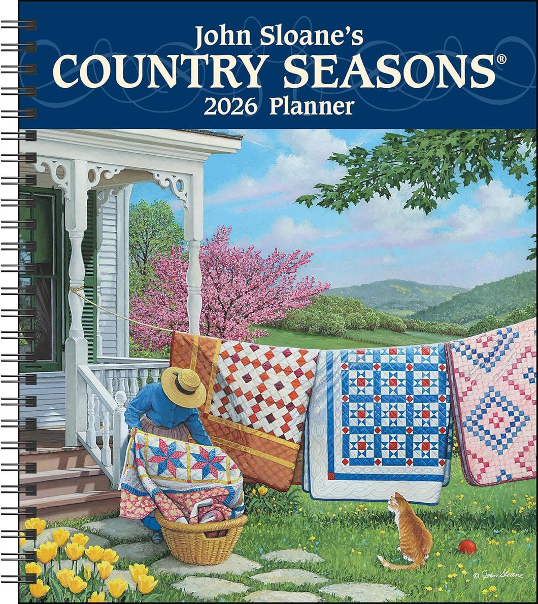 Andrews McMeel John Sloane's Country Seasons® 12-Month 2026 Monthly/Weekly Pla