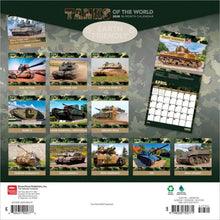 Load image into Gallery viewer, Browntrout Tanks of the World 2026 12 x 12 Wall Calendar
