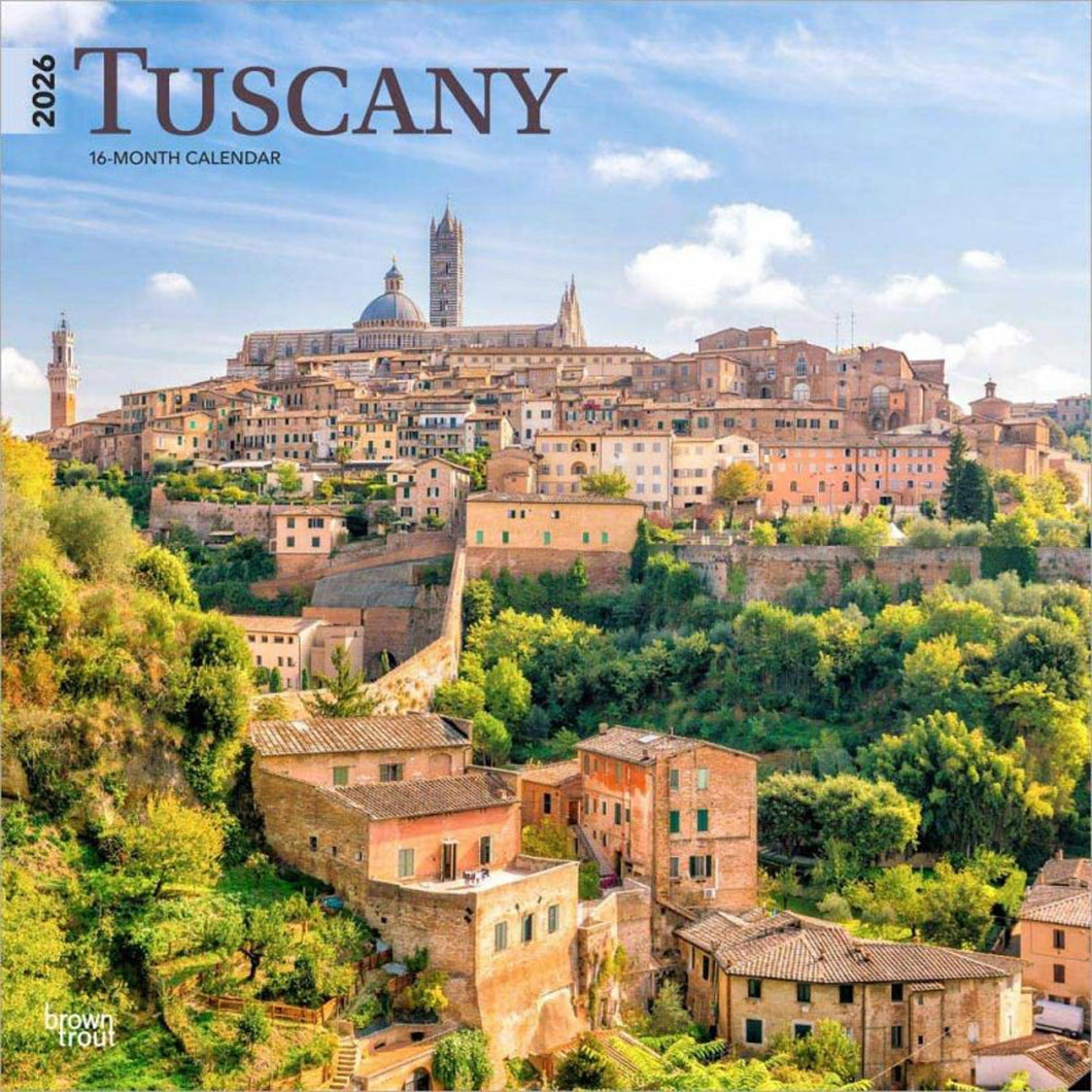 Browntrout Tuscany 2026 12 x 12 Wall Calendar