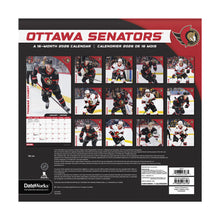 Load image into Gallery viewer, Trends International Ottawa Senators 2026 12 x 12 Wall Calendar
