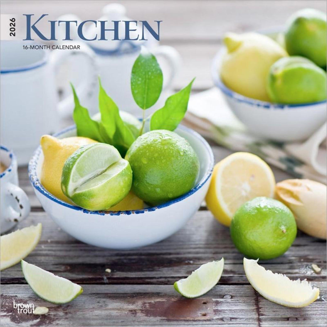 Browntrout Kitchen 2026 12 x 12 Wall Calendar