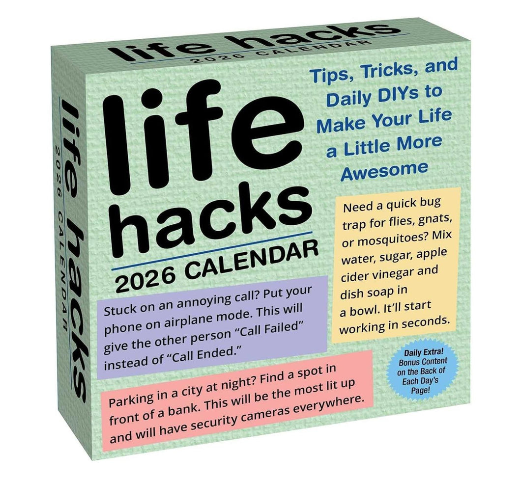 Andrews McMeel Life Hacks 2026 Day-to-Day Calendar