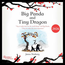 Load image into Gallery viewer, Universe Big Panda and Tiny Dragon 12x12 2026 Wall Calendar
