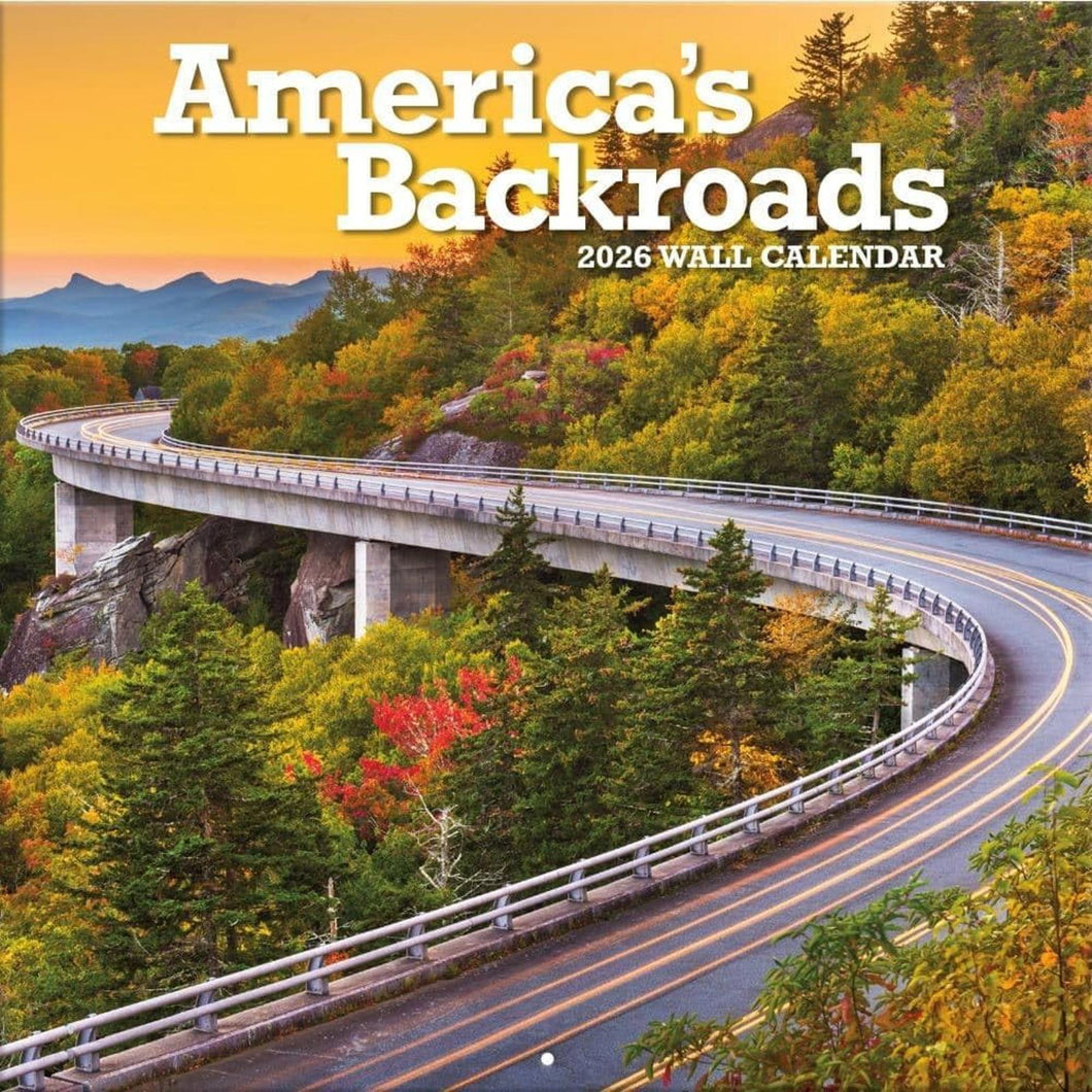 Turner America's Backroads 12x12 Photo 2026 Wall Calendar